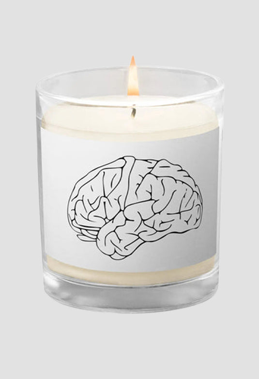 BRAIN Glass jar soy wax candle