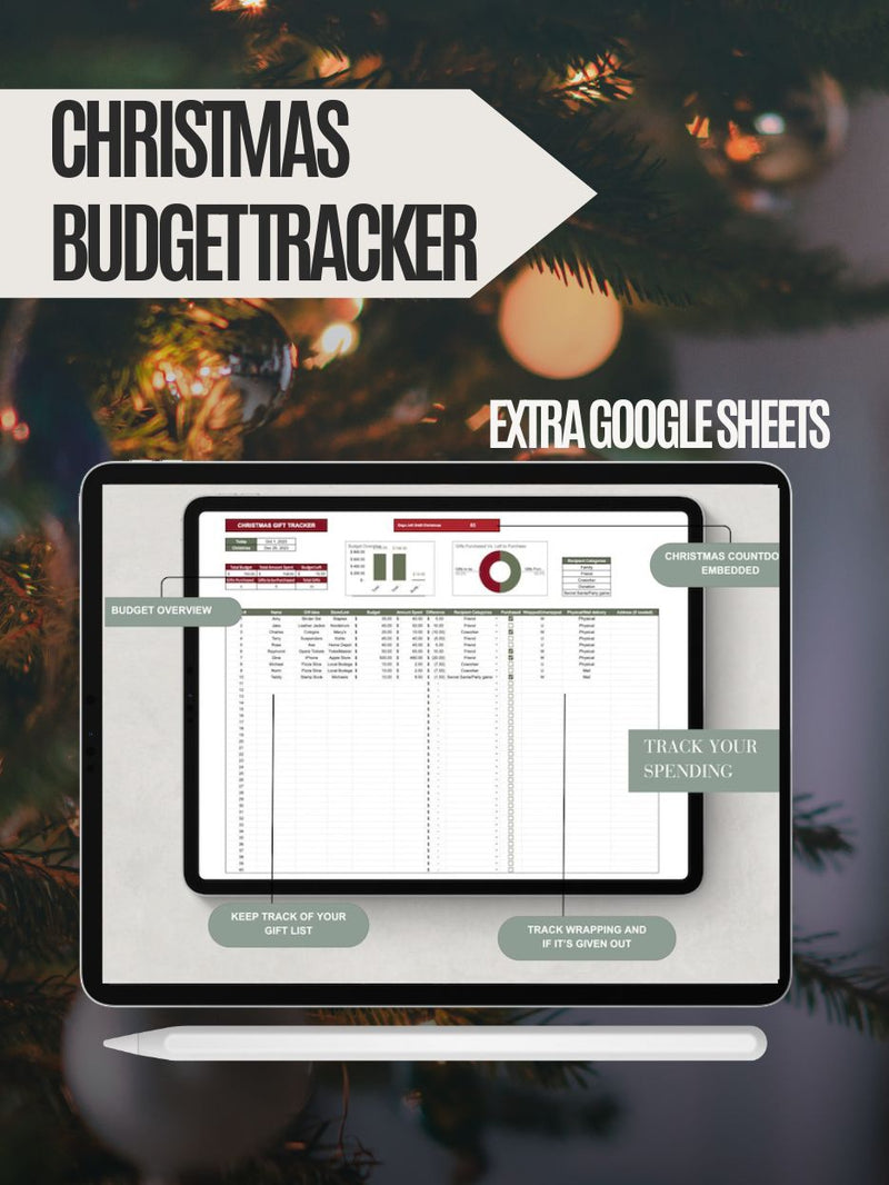 CHRISTMAS NOTION PLANNER, interior page preview 5