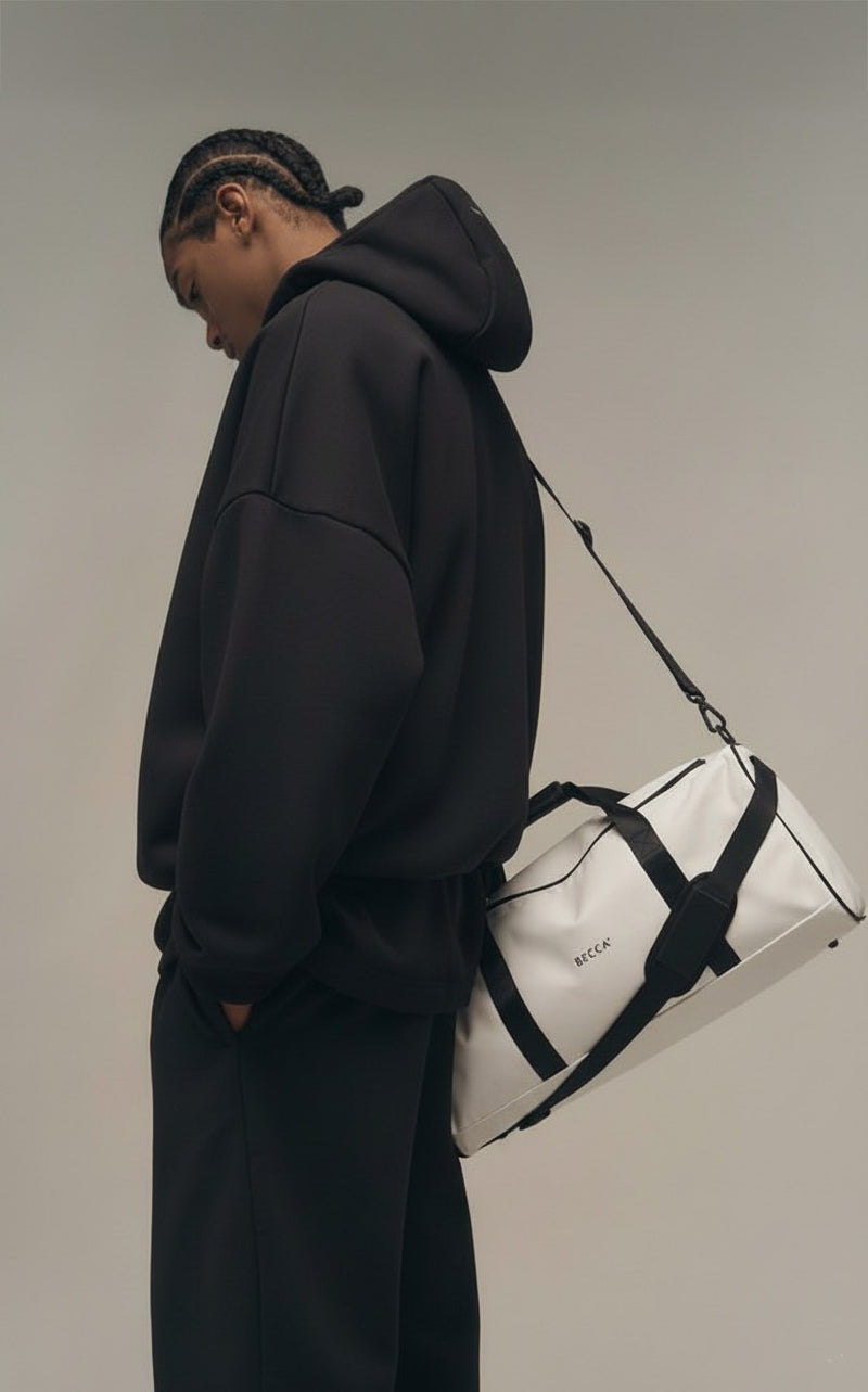 BECCA Q duffle bag, detail view