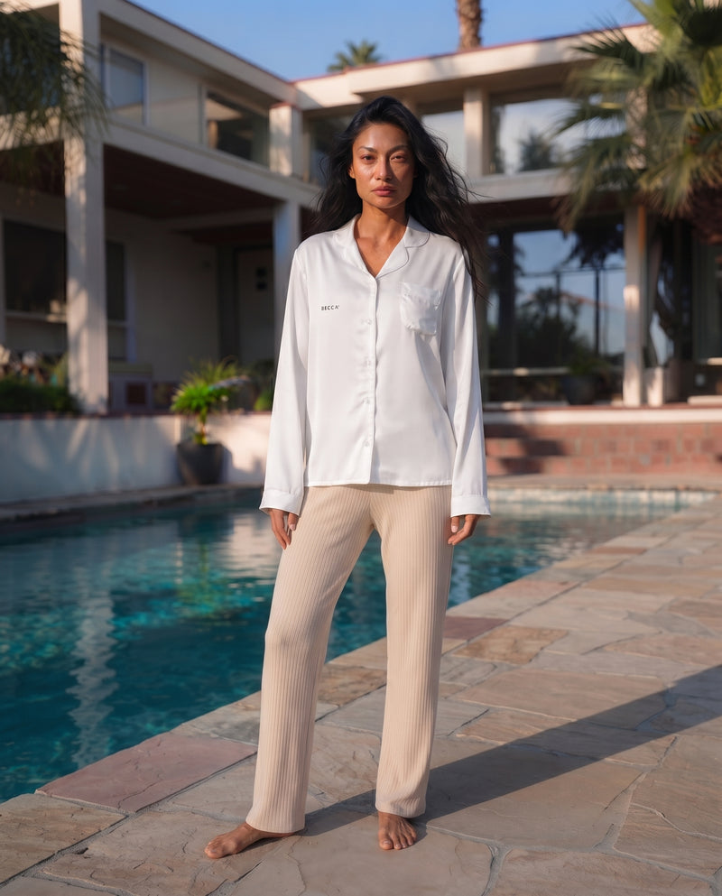 Women’s long sleeve pajama top