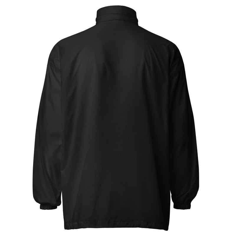 BECCA Q Everywhere windbreaker, black, back view