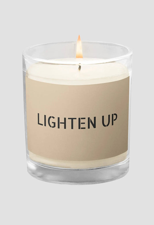 LIGHTEN UP Glass Jar Candle