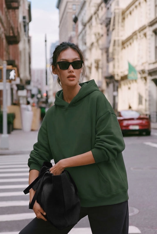 Olive Oversized Hoodie