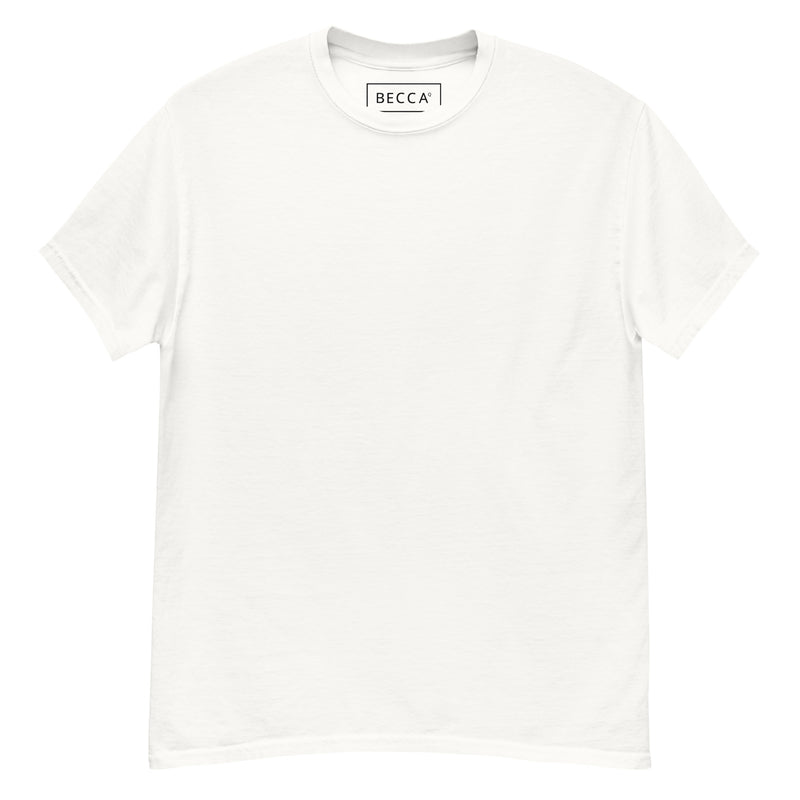 BECCA Q FOREVER tee, white, front view
