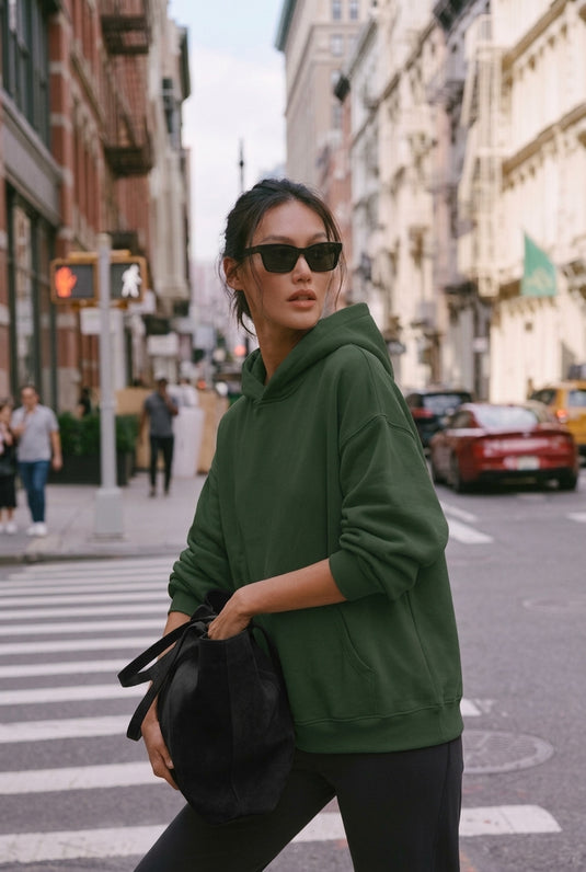 Olive Oversized Hoodie