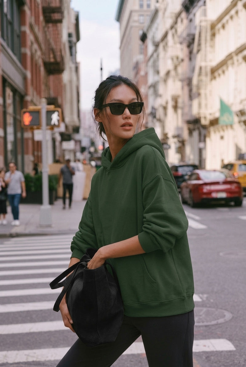 Olive Oversized Hoodie