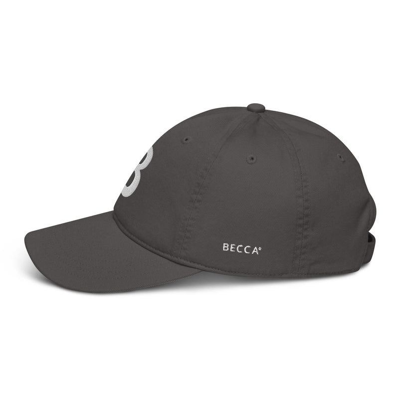BECCA Q B Hat, charcoal, left view